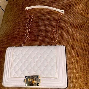 White purse